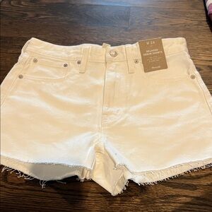 Madewell Relaxed Denim Shorts NWT Size 26